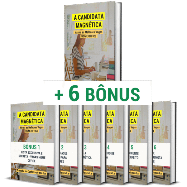 PACK Livro Digital A Candidata Magnética + 6 Bônus - Preço Promocional